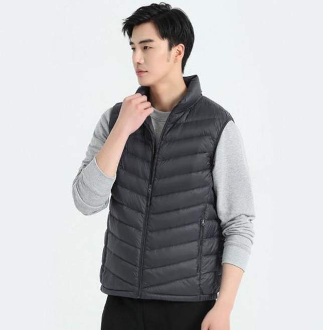 남자 패딩 조끼 하이넥 경량 방수 보온 베스트 러닝 조깅 남자 데일리 베스트 히트 패딩 하이넥 조끼 986000ea (개)