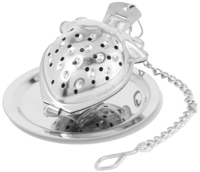 딸기 차 거름망(티 필터) & 트레이, 1개