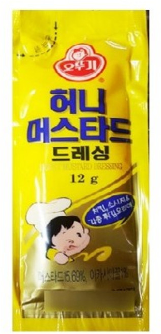 오뚜기 일회용허니머스타드, 12g, 100개