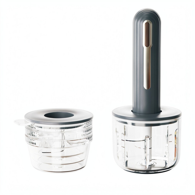 YZMY 無線電動絞肉器, 深灰色, 1個