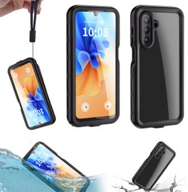 갤럭시 a36 방수케이스 풀커버, 1개, 블랙