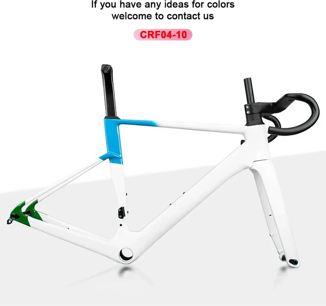 년 신형 VAM 2.0 프레임셋 T1100 카본 바이크 로드 핸들바 포크 시트포스트 클램프 헤드셋 사이즈 45/49/52, 07 44 센치메터, 02 Disc Frameset