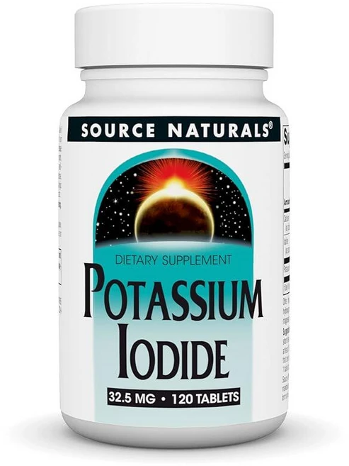 Source Naturals 요오드화 칼륨 32.5mg - 120정, Source Naturals 요오드화 칼륨, 32.5m, 1개 - 쿠팡