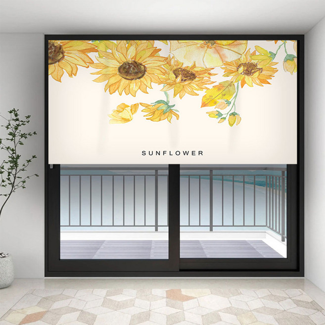 메이스 다용도 찍찍이 붙이는 선반 책상 주방 바란스 가림막 커튼