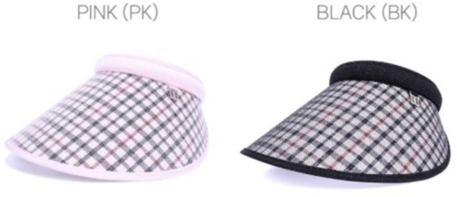 닥스 여성 체크 썬캡