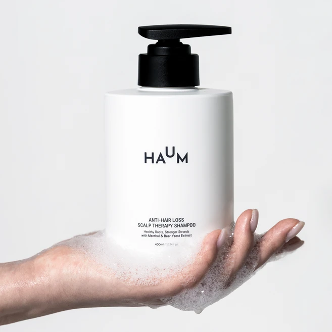 HAUM 하움 PGGM 탈모샴푸 빠지지마 볼륨케어 맥주효모샴푸 THERAPY SHAMPOO, 1개, 400ml - 쿠팡