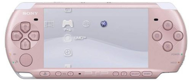 배터리 2개와 메모리 카드가 포함된 Sony PSP Slim and Lite 3000 시리즈 핸드헬드 게임 콘솔(핑크)(리뉴얼), 소니 PSP 슬림 및 라이트 3000 시리즈 휴대용 게