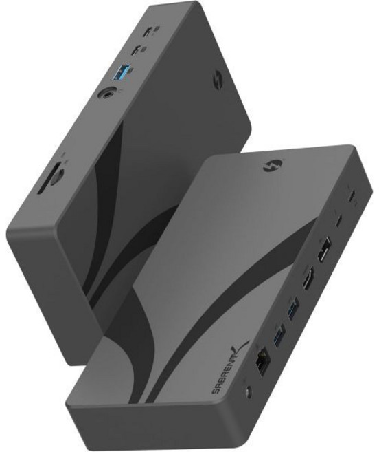 SABRENT 썬더볼트 4 도킹 스테이션 TB4 포트 8K 4K USB4 및 TB3 호환 DP 1.4 HDMI 2.1 USB-C USB-A 기가비트 이더넷 오디오, Thunderbolt 4 Dock – Full I/O, 1개