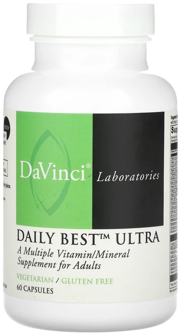 DaVinci Laboratories 데일리 베스트 울트라 캡슐 60정 Laboratories (다빈치 래보라토리스), 1개 - 쿠팡