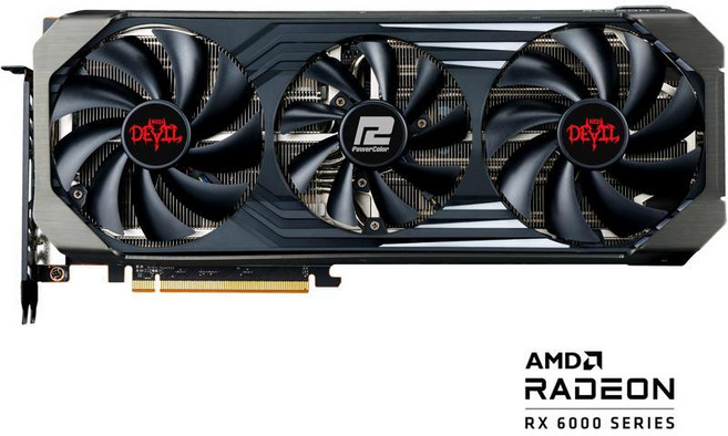[PowerColor] 파워컬러 레드 데빌 AMD 라데온 RX 6700 XT 게이밍 그래픽 카드 12GB GDDR6 메모리 RDNA 2 기반 HDMI 2.1 (AXRX 6700, RED DEVIL 12G