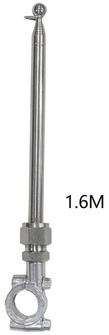 텔레스코픽 오토바이 깃대 1M 2M 합금 자전거 알루미늄 6M, 1 6M