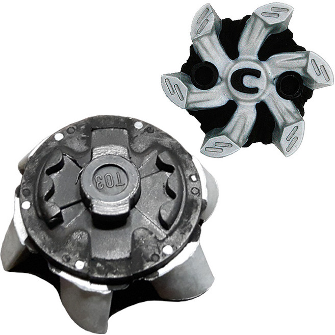 챔프 골프화징 골프화 스파이크 징 교체 헬릭스 핀스 Helix Fits Pins 10개 1팩, 1개