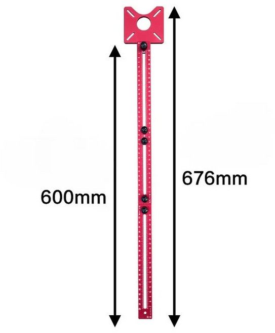원형 구멍 슬롯 포지셔닝 목공 라우터 지그 트리밍 기계용 절단 가이드 보드 도구, 0 C, C