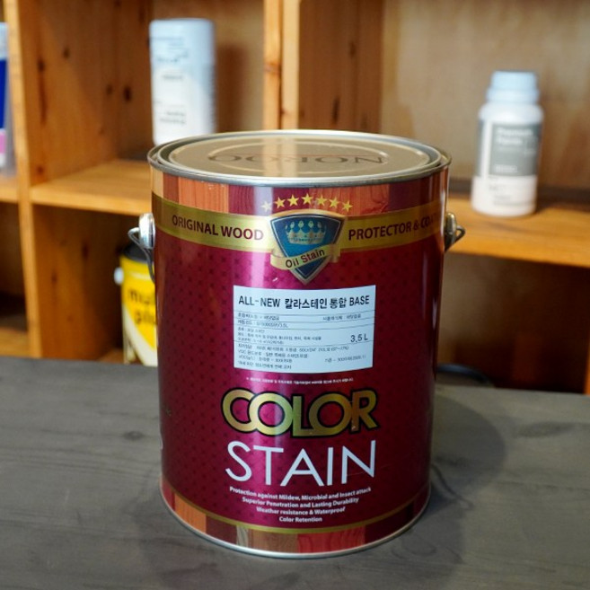 노루페인트 유성 오일스테인 1L 무광 다양한 컬러(제작 상품으로 반품 불가), 마린블루(반품불가), 1개