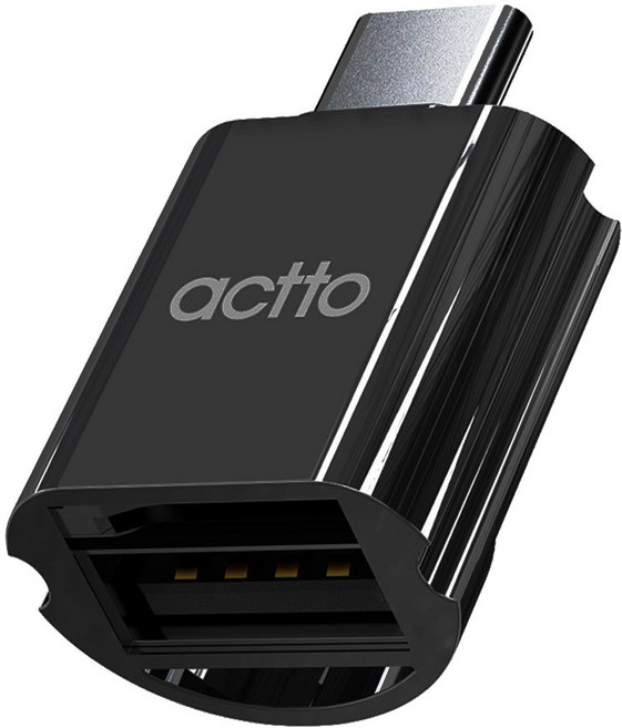 타입C 미니 OTG USB 허브 마이크로SD 카드리더 CRH-23, 1개