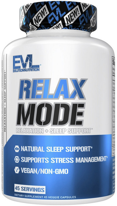 EVLUTIONNUTRITION Relax Mode素食膠囊, 1罐, 45錠