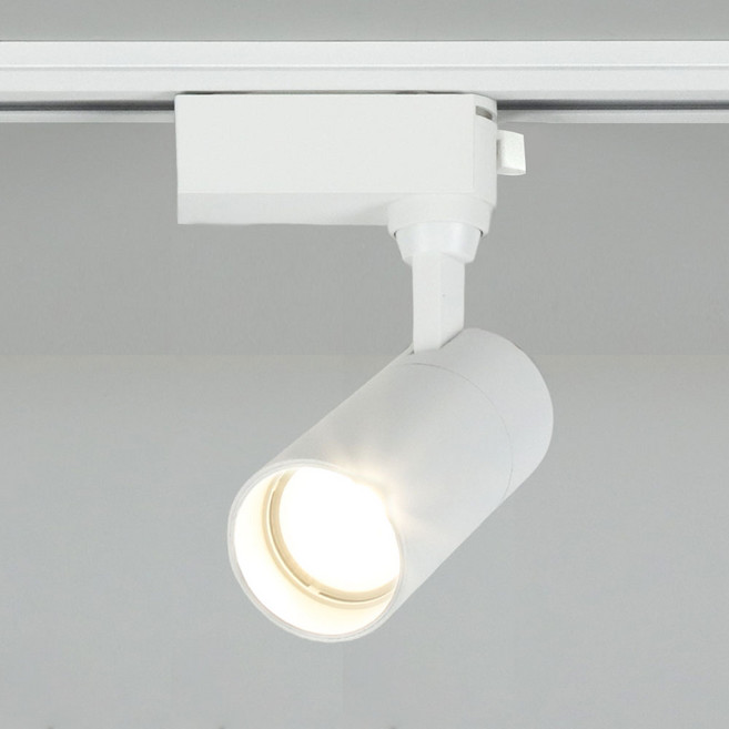 토탈맘모스조명 레일조명 LED COB 레일등 스포트 10W 화이트, 1개, 10W 화이트 (주백색)