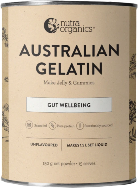 뉴트라 오가닉스 호주 젤라틴 파우더 가루 Nutra Organics Australian Gelatin Powder, 1개, 150g - 쿠팡