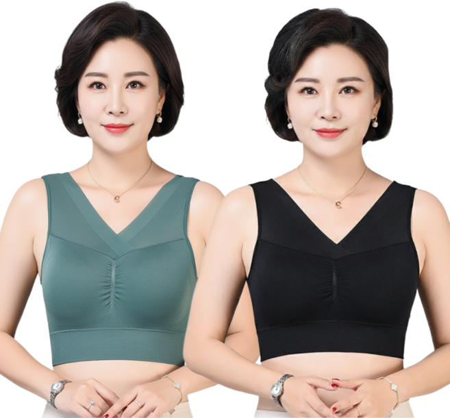 비벨르 1+1 중년의 가슴작아지는브라 심리스 가슴작아보이는 미니마이저 처짐방지