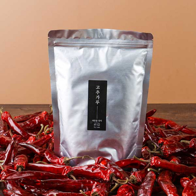 햇고춧가루 국산고추가루 한근 500g 지퍼스탠드백, 1개