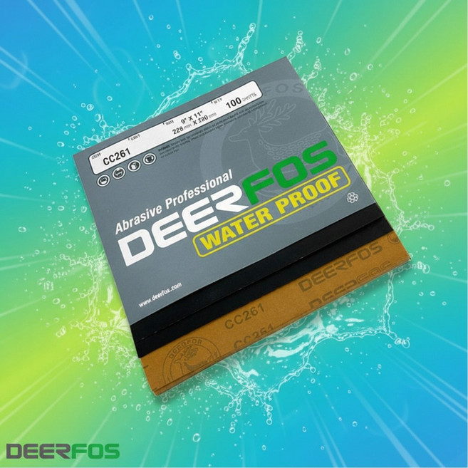 사포 디어포스 220방 페파 사포페이퍼 표면처리, 1개