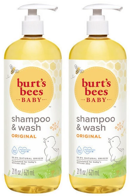 버츠비 베이비 샴푸 앤 워시 621ml 2개 - 쿠팡