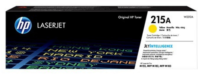 HP 215A 碳粉匣, 1個, 黃色