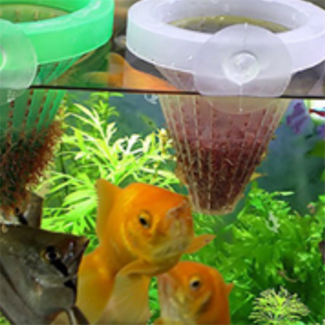 굿픽몰 어항 피딩컵 먹이급여기, 그린