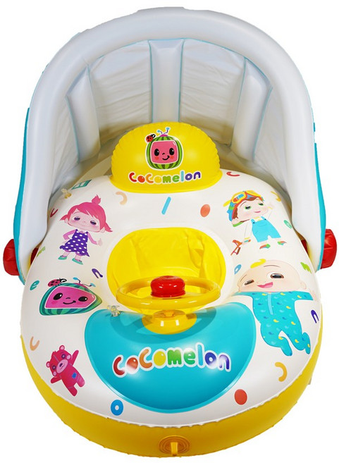 코코멜론 파라솔 쿠션 보행기 튜브 아기 유아 튜브, 코코멜론 파라솔 쿠션보행기, 1개