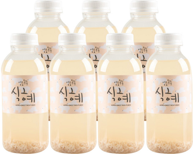 믿고 마시는 수제 얼음동동 식혜 호박식혜, 02.얼음동동식혜, 7개, 500ml