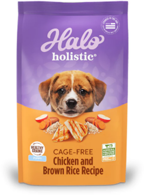 Halo 嘿囉 狗飼料 幼犬無穀系列 鮮雞肉 3.5磅/10磅 (純鮮肉無肉粉/高吸收發育配方), 1個, 1.59kg, 雞