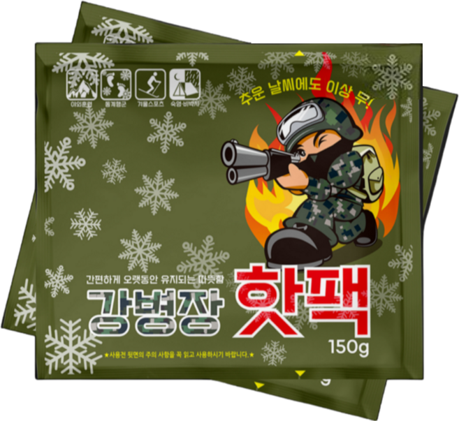 토야마코리아 핫팩 손난로형(강병장) 150g 10EA, 10개