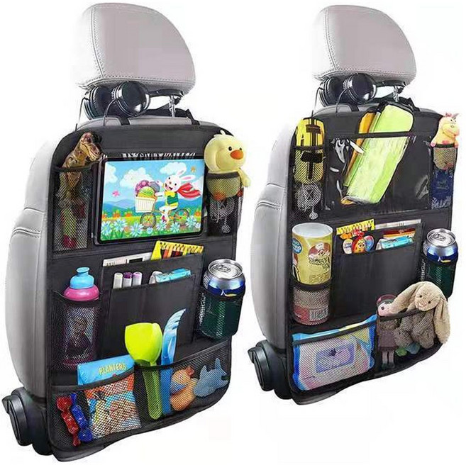 자동차 뒷좌석 시트 수납함 정리포켓 블랙, 1개, 뒷좌석수납포켓_블랙