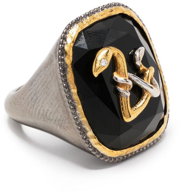 쟈딕앤볼테르 로고 장식 링