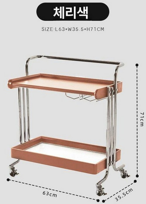 2단 우드 테이블 차박 포폴딩 너도밤나무 휴대용 접이식 마운트리버 캠핑롤, 1개, 체리나무색 삼선