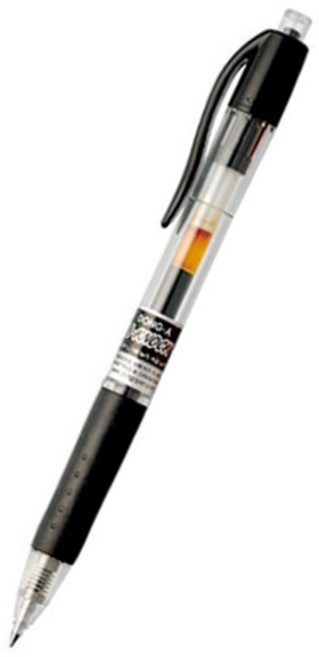 동아 유노크 볼펜(중성) 노크식, 1개, 0.5mm-블랙(B)