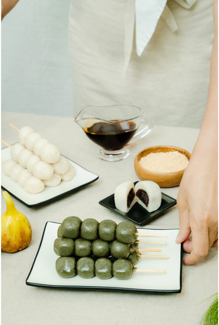 모찌네당고 100%국내산 쌀로 만든 당고 1.38kg / 미타라시 소스 1kg, X, 쑥당고 1.38kg, 1개