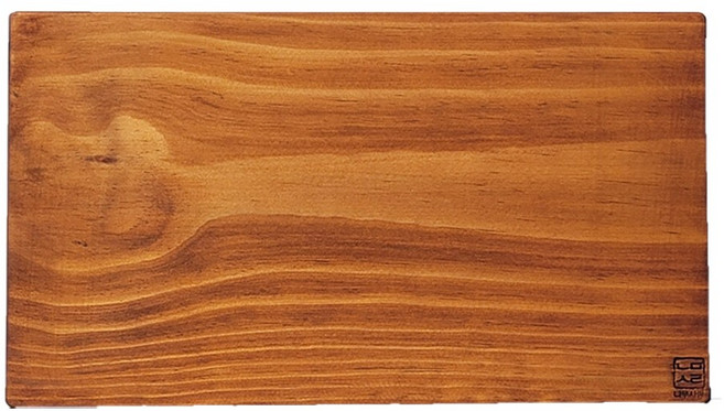 나무사랑 소나무 옻칠 통원목도마, 1개