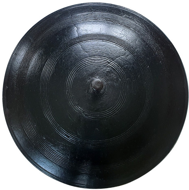 죽마고우 국내산 대형 무쇠 솥뚜껑 61_73cm 캠핑용 삼겹살 불판, 01:길들인 가마솥뚜껑 61cm, 1개