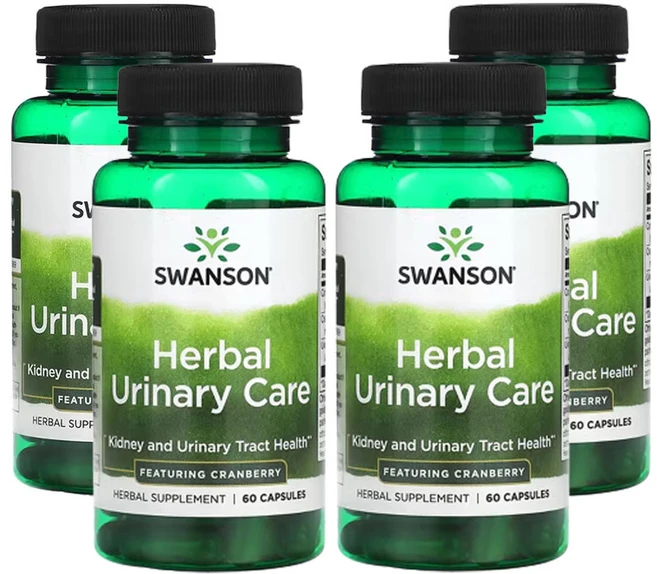 스완슨 허브 비뇨기 관리 60캡슐, 4개, 60정 - 쿠팡
