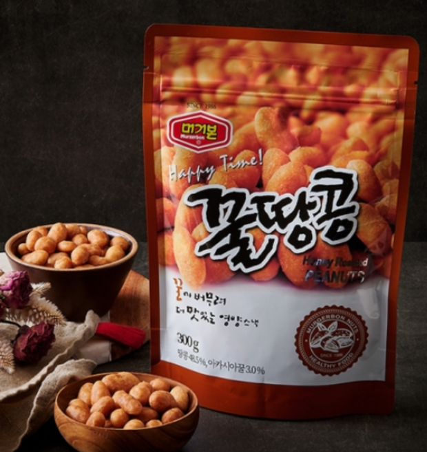 머거본 꿀땅콩 300g 대용량 빅사이즈, 1개