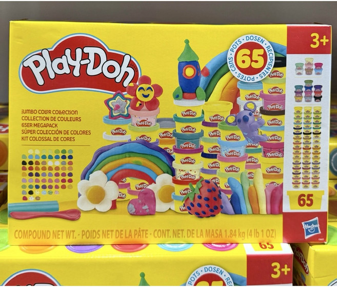 플레이도우 빅 타임 클래식 세트, 65개