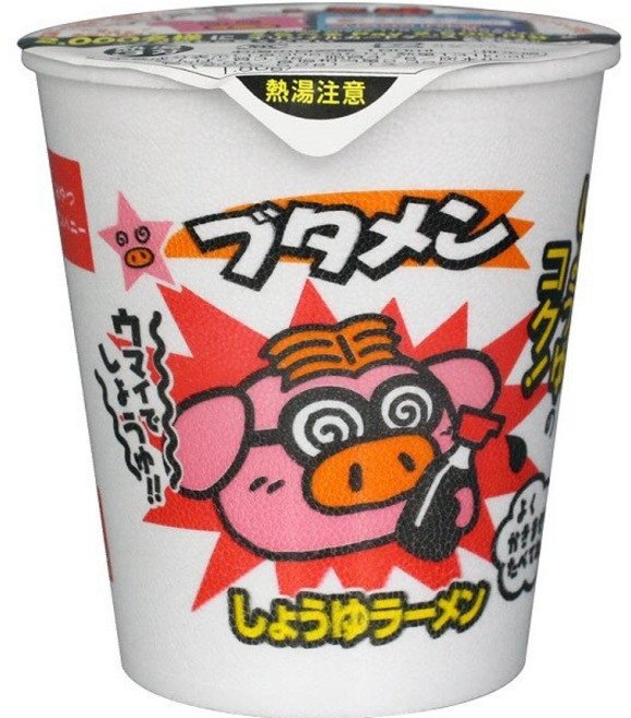 오야츠컴퍼니 부타멘 간식 미니 컵라면 (간장 라면) 30g 1개