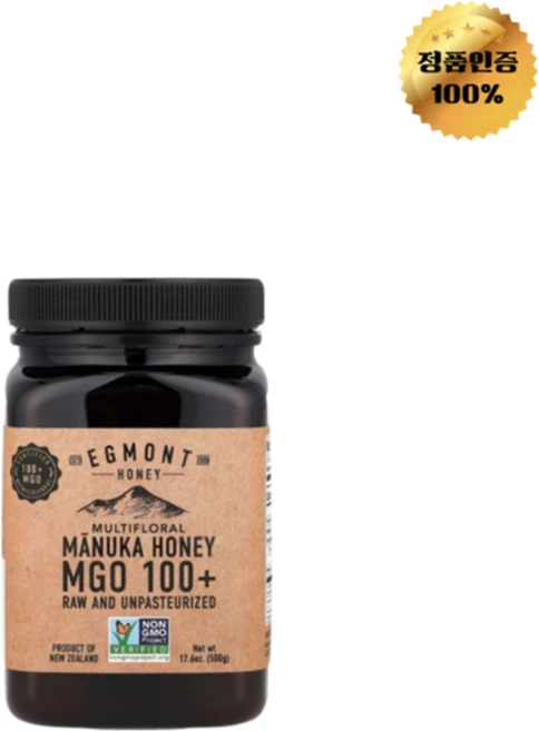 에그몬트허니 멀티플로럴 마누카 꿀 무가공 및 비살균 MGO 100+ 500g, 미국내수용 에그몬트 꿀 멀티플로럴 마누카 무가공 비살균, 1개 - 쿠팡