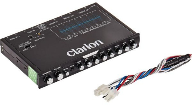 Clarion EQS755 7Band 카 오디오 그래픽 이퀼라이저, 1개