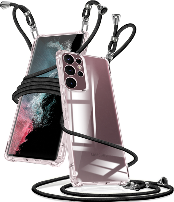 VRFOX 갤럭시 Galaxy S24 S24 플러스 S24 울트라 S24 FE 목걸이 스트랩 인체 역학 디자인 귀엽다 케이스