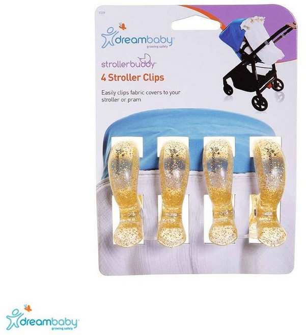 DSGS 유모차집게 4P 골드 유모차모빌클립