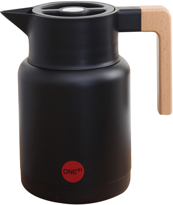 원더원 보온보냉 주전자, 1.5L, 미드나잇블랙