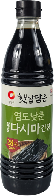 햇살담은 염도낮춘 발효 다시마 간장, 840ml, 2개