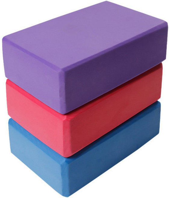 요가블럭 / 폼블럭 요가브릭 요가자세 용품 /, 요가블럭(블루), 1개